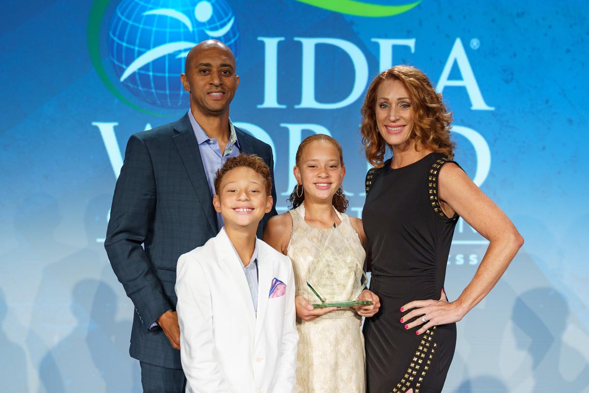 Amy Boone Thompson with Family at the 2019 IDEA World Convention